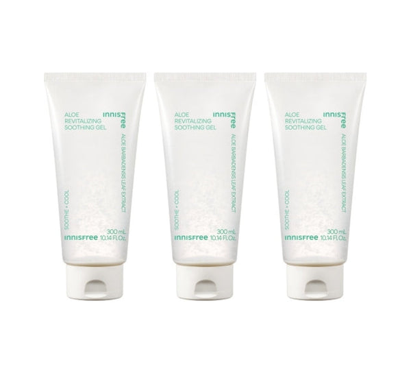 3 x innisfree Aloe Revital Soothing Gel 300ml from Korea