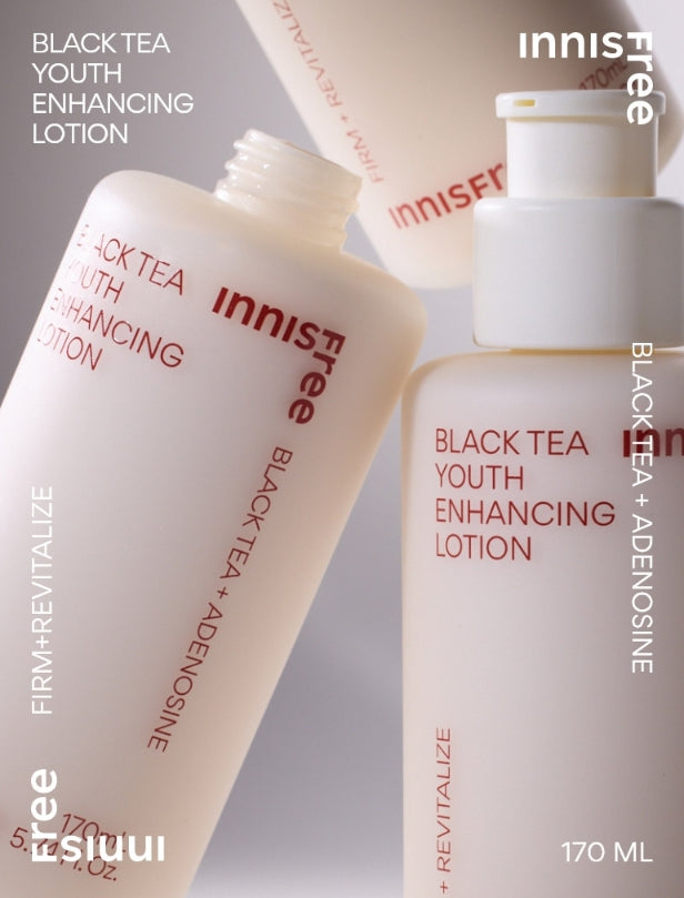 innisfree Black Tea Youth Enhancing Lotion 170ml from Korea