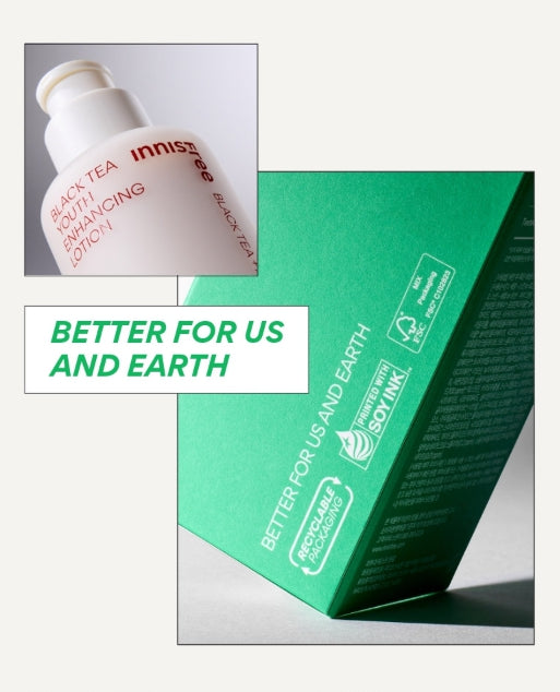 2 x innisfree Black Tea Youth Enhancing Lotion 170ml from Korea
