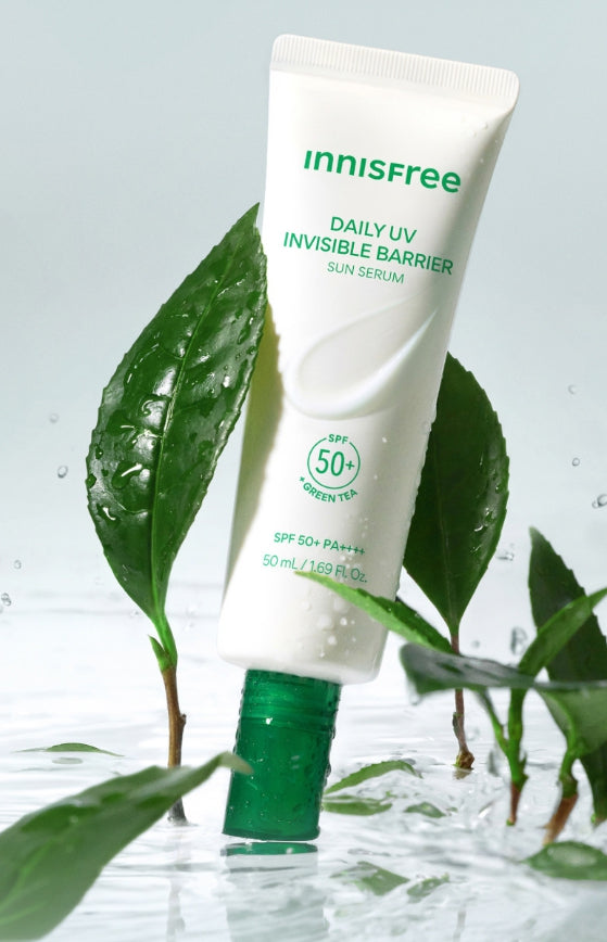 2 x innisfree Daily UV Invisible Barrier Sun Serum 50ml SPF50+ PA++++ from Korea