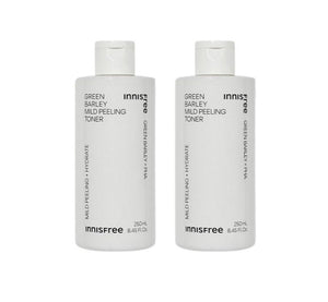 2 x innisfree Green Barley Mild Peeling Toner 250ml from Korea