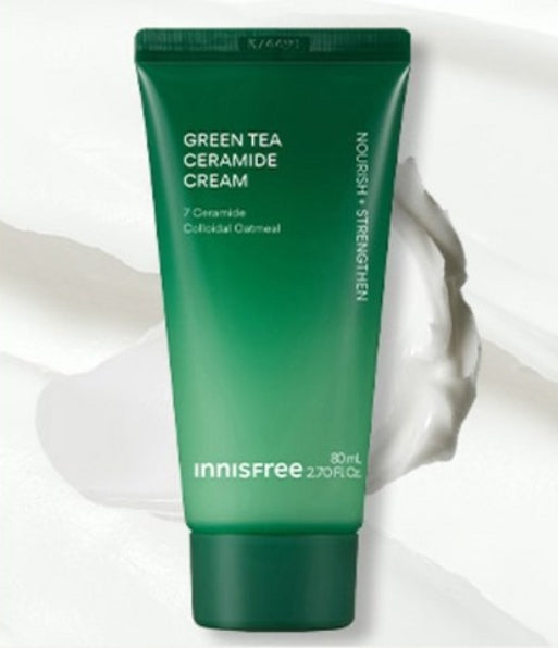 2 x innisfree Green Tea Ceramide Cream 80ml from Korea