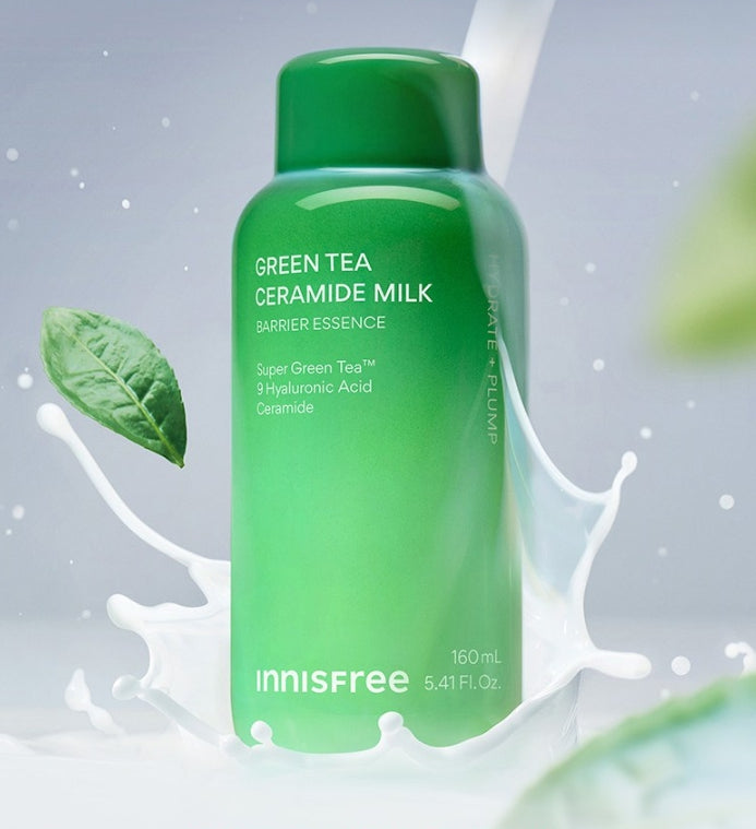 innisfree Green Tea Ceramide Milk Barrier Essence 90ml from Korea