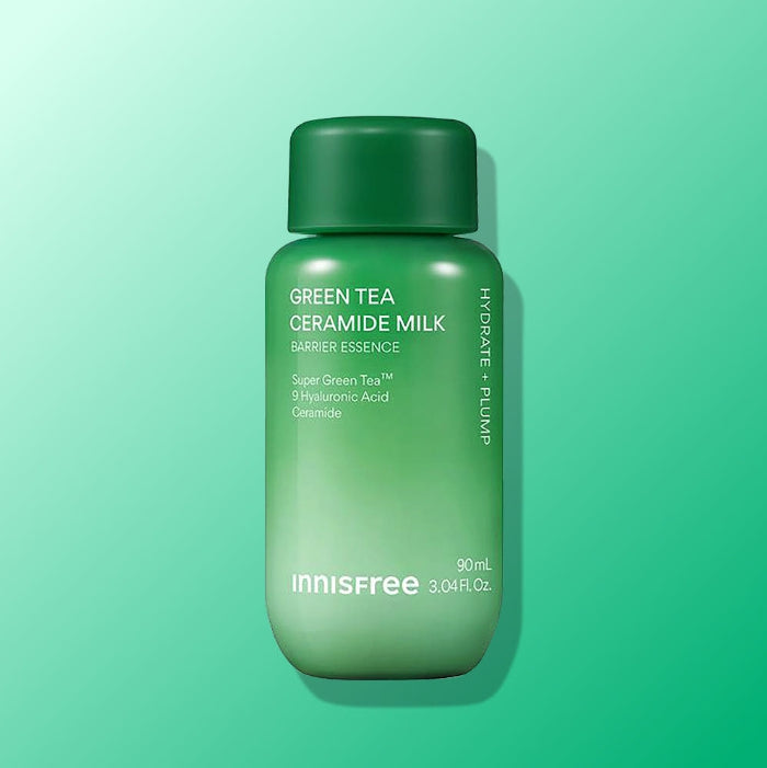 innisfree Green Tea Ceramide Milk Barrier Essence 90ml from Korea