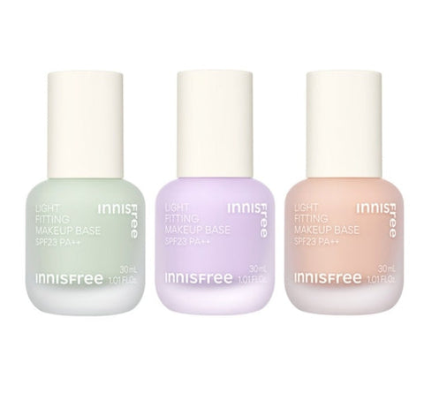 2 x innisfree Light Fitting Makeup Base 30ml,  3 Colours from Korea