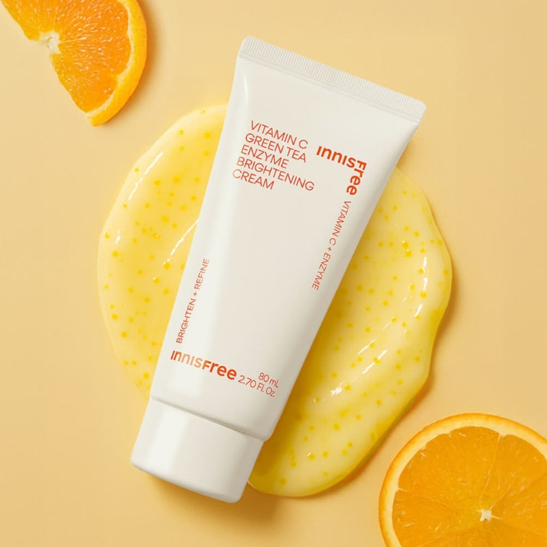 innisfree Vitamin C Green Tea Enzyme Brightening Cream 80ml from Korea