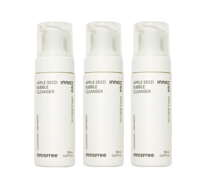 3 x innisfree Apple Seed Bubble Cleanser 150ml from Korea, 3 x innisfree Apple Seed Bubble Cleanser 150ml from Korea_1