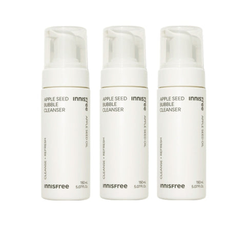 3 x innisfree Apple Seed Bubble Cleanser 150ml from Korea