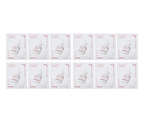 12 x innisfree Black Tea Enhancing Ampoule Mask 28ml from Korea, 12 x innisfree Black Tea Enhancing Ampoule Mask 28ml from Korea_1