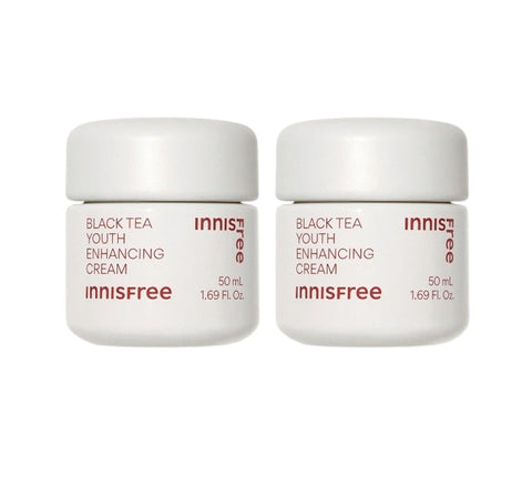 2 x innisfree Black Tea Youth Enhancing Cream 50ml from Korea