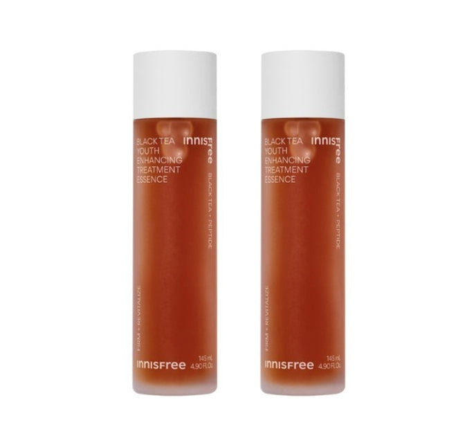 2 x innisfree Black Tea Youth Enhancing Treatment Essence 145ml from Korea, 2 x innisfree Black Tea Youth Enhancing Treatment Essence 145ml from Korea_1