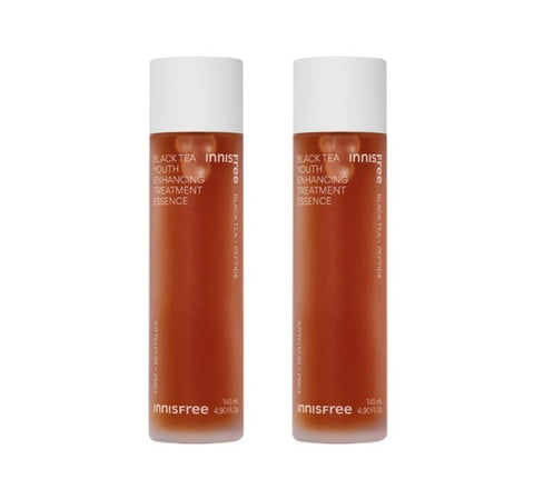 2 x innisfree Black Tea Youth Enhancing Treatment Essence 145ml from Korea