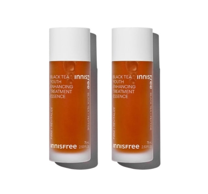 2 x innisfree Black Tea Youth Enhancing Treatment Essence 75ml from Korea, 2 x innisfree Black Tea Youth Enhancing Treatment Essence 75ml from Korea_1