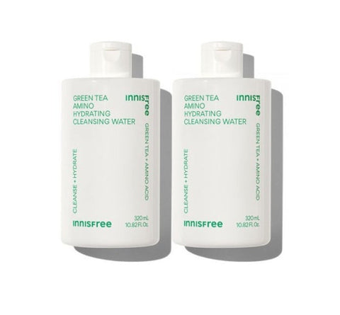 2 x innisfree Green Tea Amino Hydrating Cleansing Water 320ml from Korea, 2 x innisfree Green Tea Amino Hydrating Cleansing Water 320ml from Korea_1