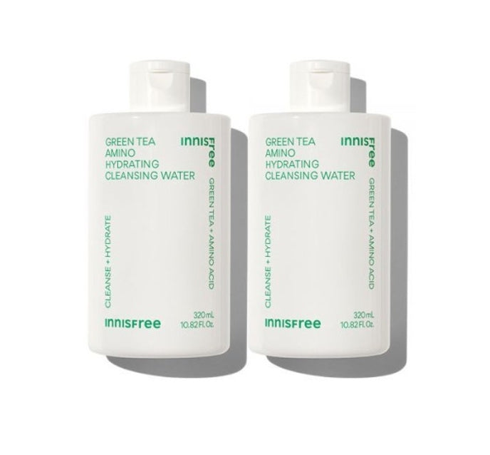 2 x innisfree Green Tea Amino Hydrating Cleansing Water 320ml from Korea