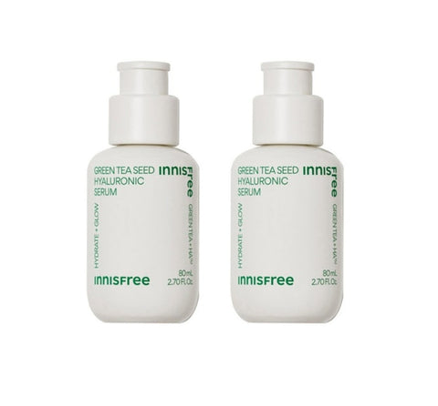 2 x innisfree Green Tea Seed Hyaluronic Acid Serum 80ml from Korea