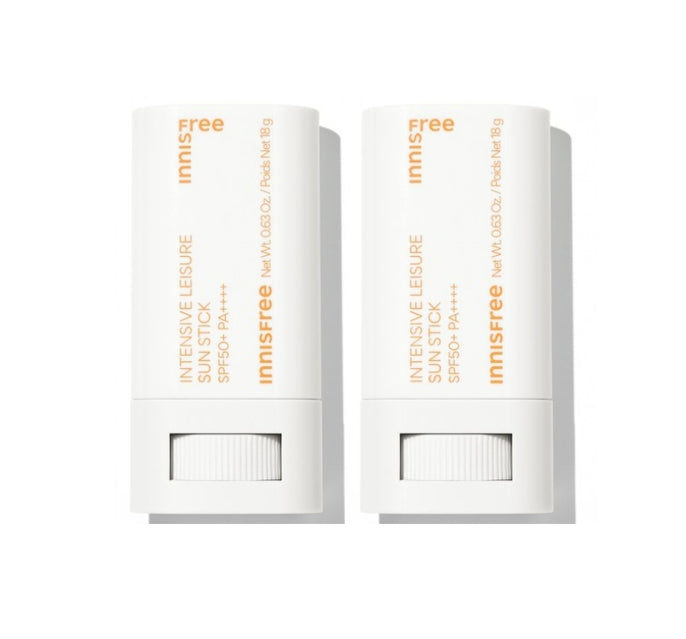 2 x innisfree Intensive Leisure Sun Stick 18g, SPF50+ PA++++ from Korea, 2 x innisfree Intensive Leisure Sun Stick 18g, SPF50+ PA++++ from Korea_1