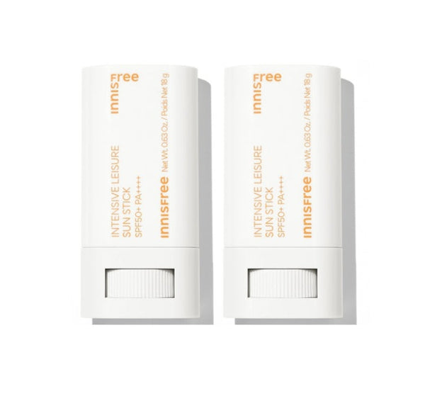 2 x innisfree Intensive Leisure Sun Stick 18g, SPF50+ PA++++ from Korea