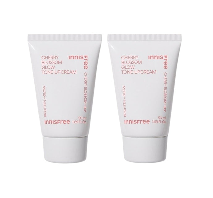2 x innisfree Jeju Cherry Blossom Glow Tone-up Cream 50ml from Korea, 2 x innisfree Jeju Cherry Blossom Glow Tone-up Cream 50ml from Korea_1
