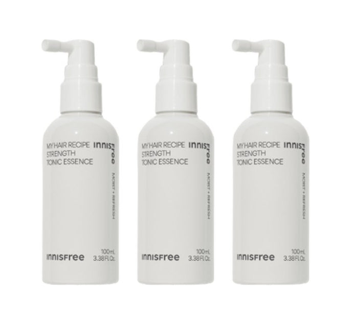 3 x innisfree My Hair Recipe Strength Tonic Essence 100ml from Korea