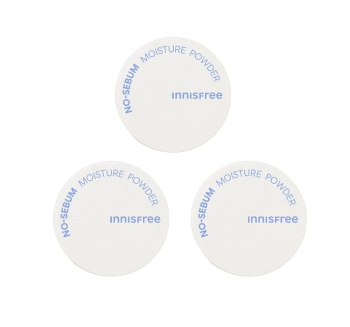 3 x innisfree No-Sebum Moisture Powder 5g from Korea, 3 x innisfree No-Sebum Moisture Powder 5g from Korea_1