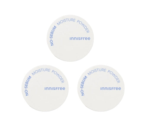 3 x innisfree No-Sebum Moisture Powder 5g from Korea, 3 x innisfree No-Sebum Moisture Powder 5g from Korea_1