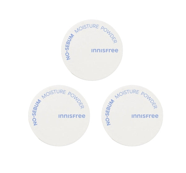 3 x innisfree No-Sebum Moisture Powder 5g from Korea