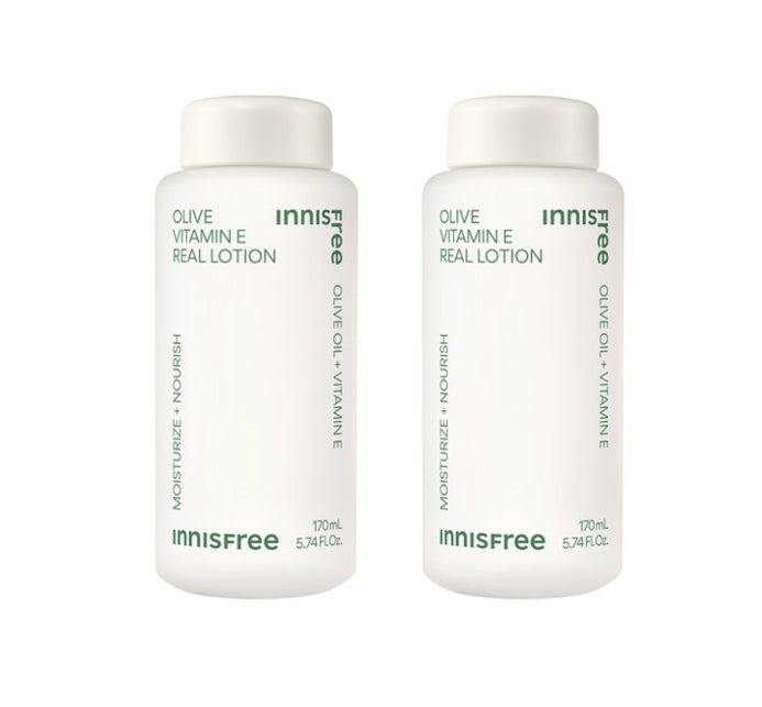 2 x innisfree Olive Vitamin E Real Lotion 170ml from Korea, 2 x innisfree Olive Vitamin E Real Lotion 170ml from Korea_1