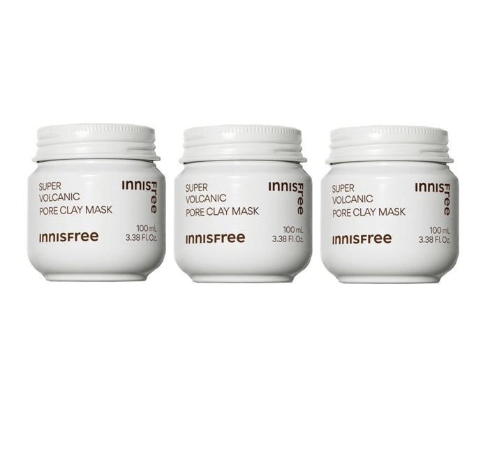 3 x innisfree Super Volcanic Pore Clay Mask 100ml from Korea, 3 x innisfree Super Volcanic Pore Clay Mask 100ml from Korea_1