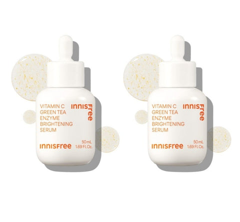 2 x innisfree Vitamin C Green Tea Enzyme Brightening Serum 50ml from Korea, 2 x innisfree Vitamin C Green Tea Enzyme Brightening Serum 50ml from Korea_1