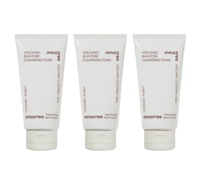 3 x innisfree Volcanic BHA Pore Cleansing Foam 150g from Korea, 3 x innisfree Volcanic BHA Pore Cleansing Foam 150g from Korea_1
