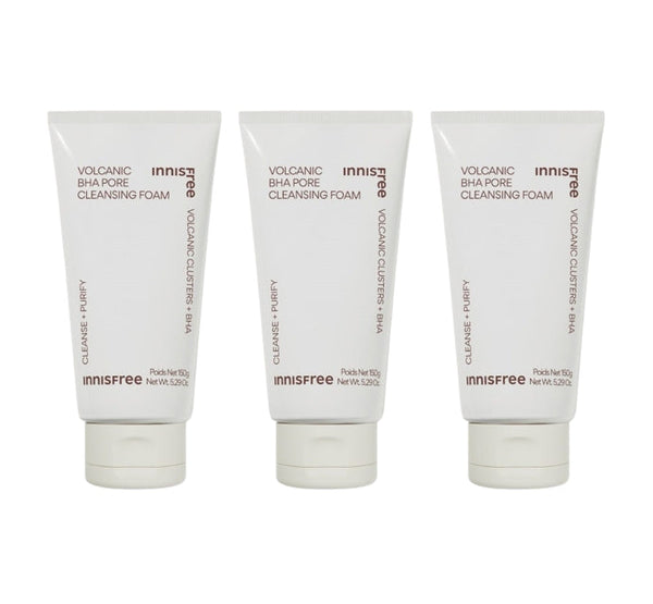 3 x innisfree Volcanic BHA Pore Cleansing Foam 150g from Korea