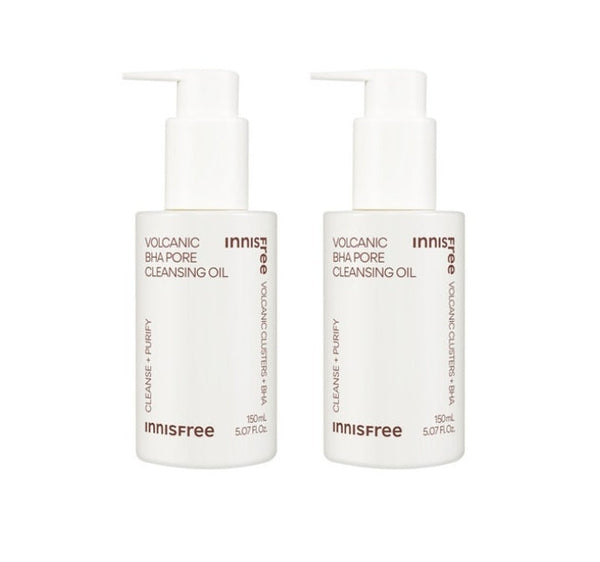 2 x innisfree Volcanic BHA Pore Cleansing Oil 150ml from Korea