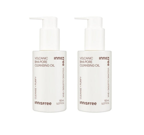 2 x innisfree Volcanic BHA Pore Cleansing Oil 150ml from Korea