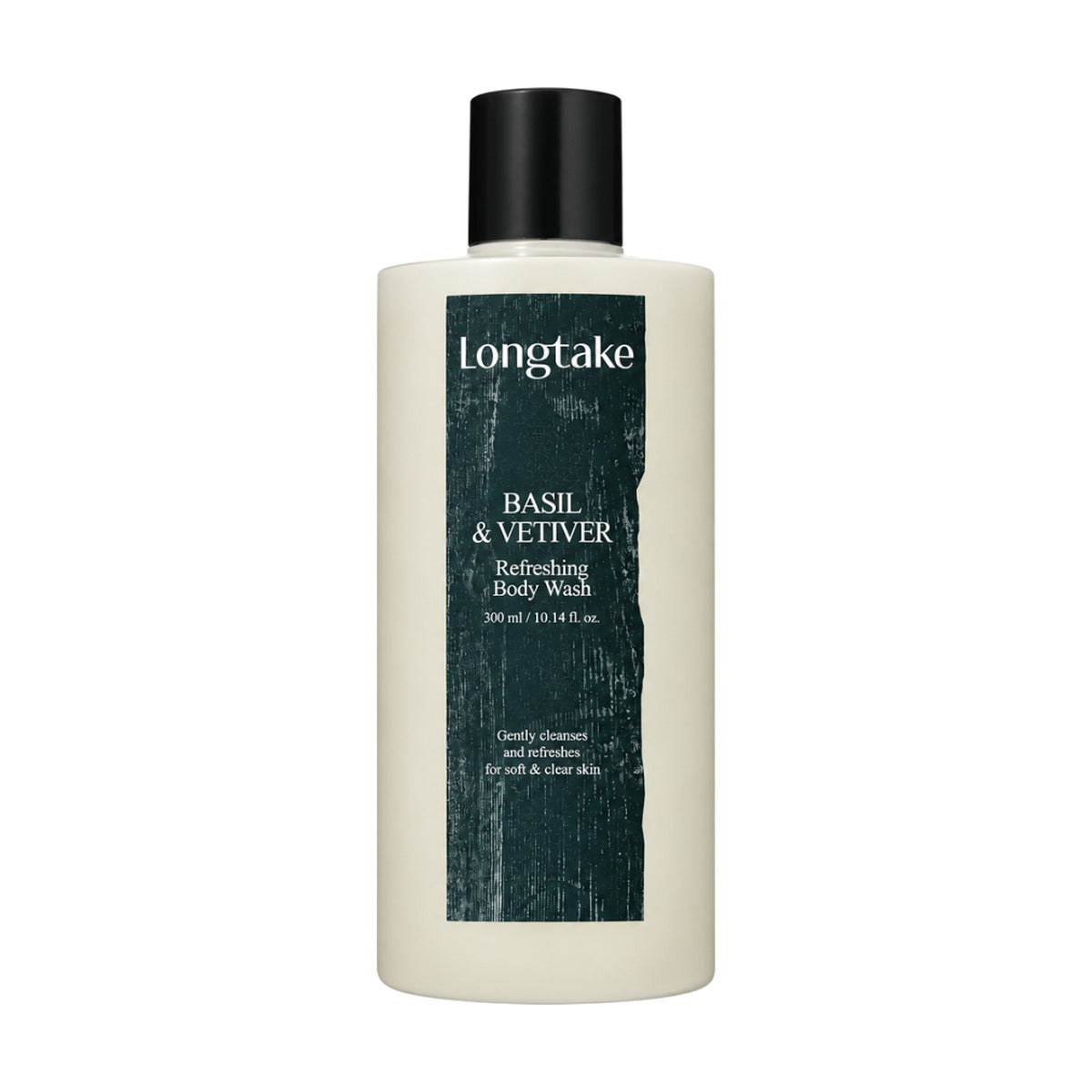 Longtake Basil & Vetiver Refreshing Body Wash 300ml bottle