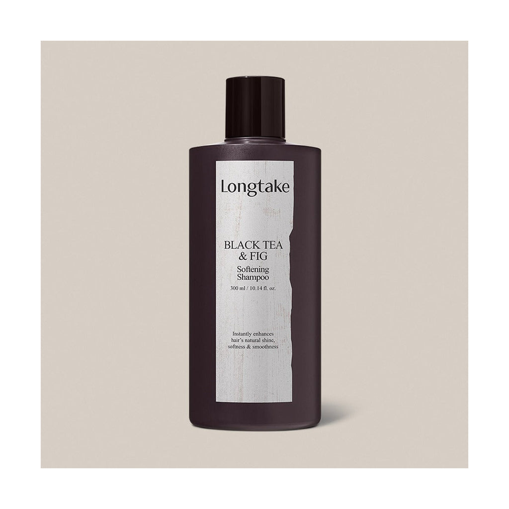 Longtake Black Tea & Fig Hair & Body Shower Gift Set with Shampoo 300ml and Body Wash 300ml