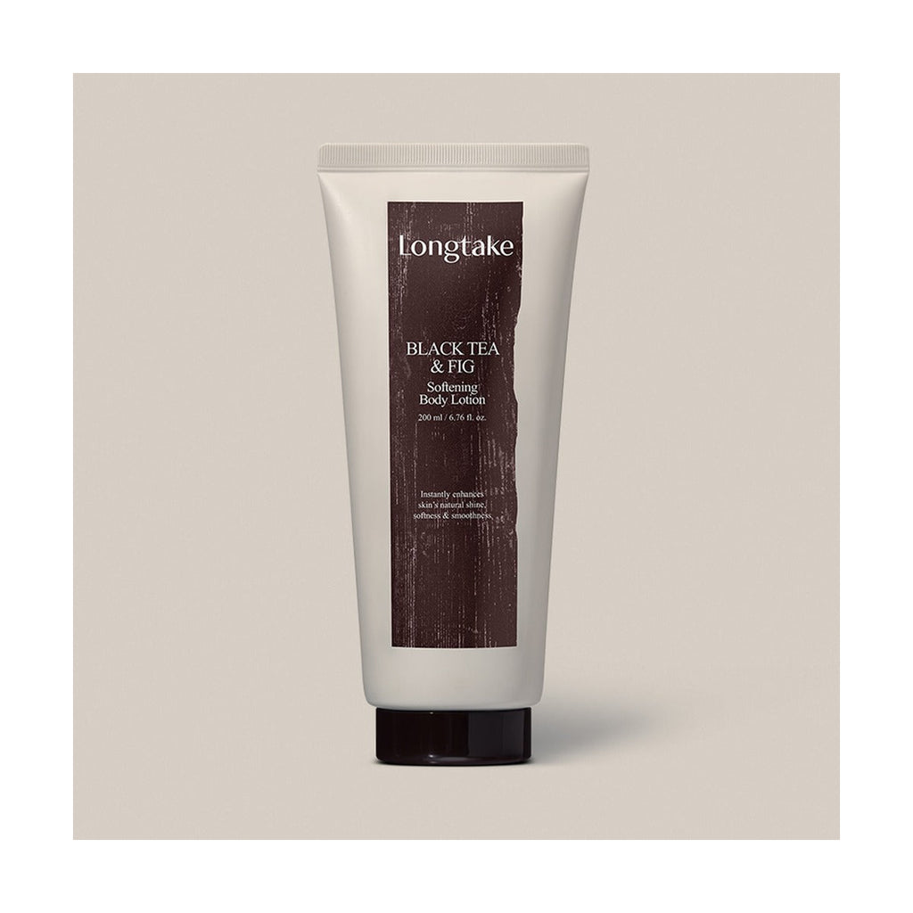 Longtake Black Tea & Fig Softening Body Gift Set with Body Wash 300ml and Body Lotion 200ml