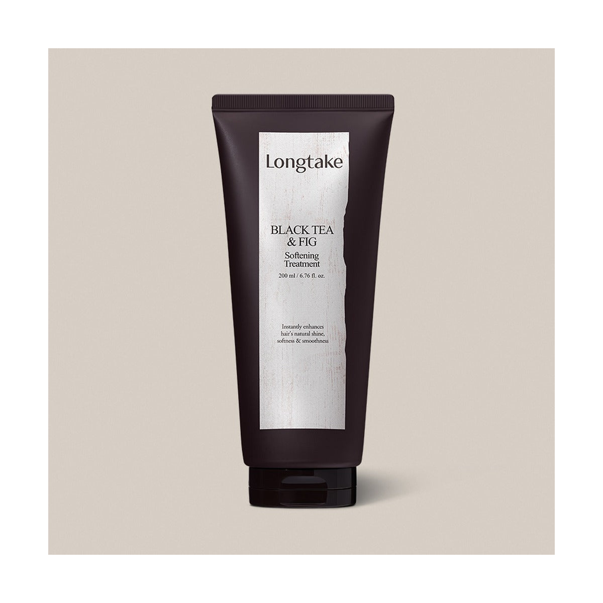 Longtake Black Tea & Fig Softening Hair Care Gift Set with Treatment 200ml and Hair Oil 40ml