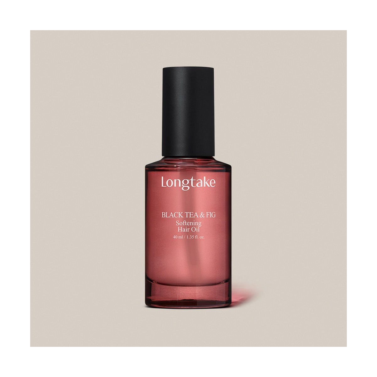 Longtake Black Tea & Fig Softening Hair Care Gift Set with Treatment 200ml and Hair Oil 40ml