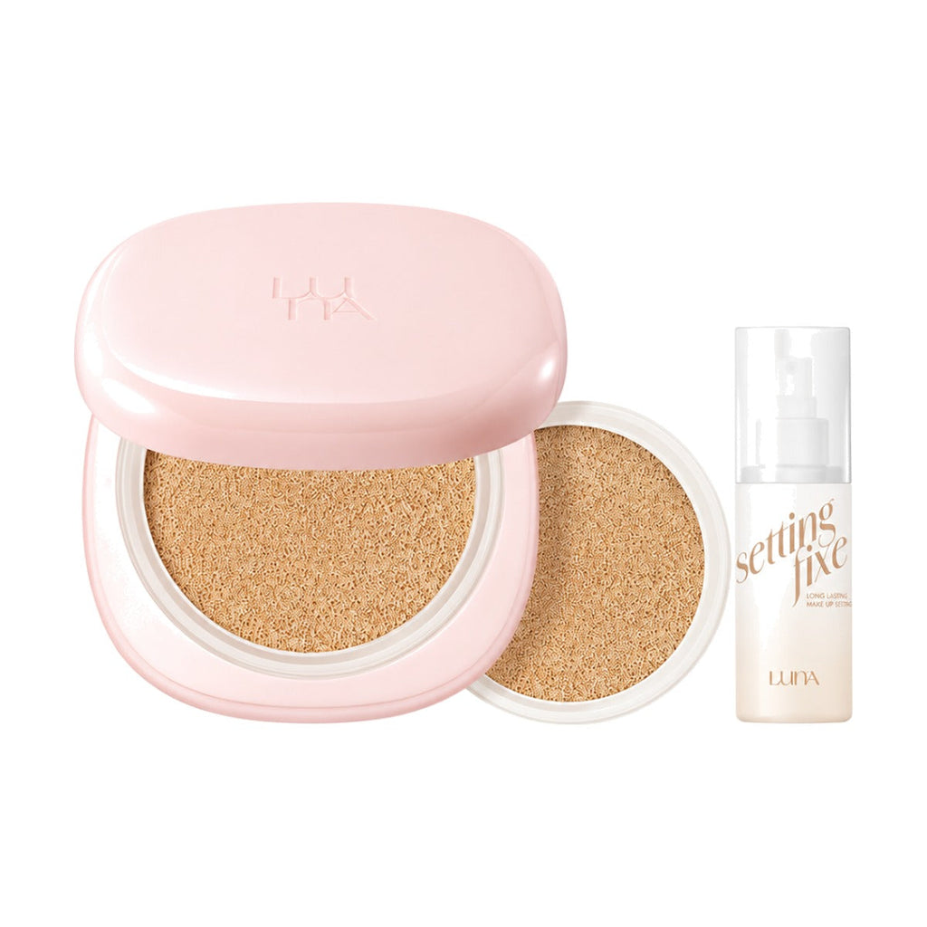 LUNA Long Lasting Conceal Cushion 12g main and 12g refill