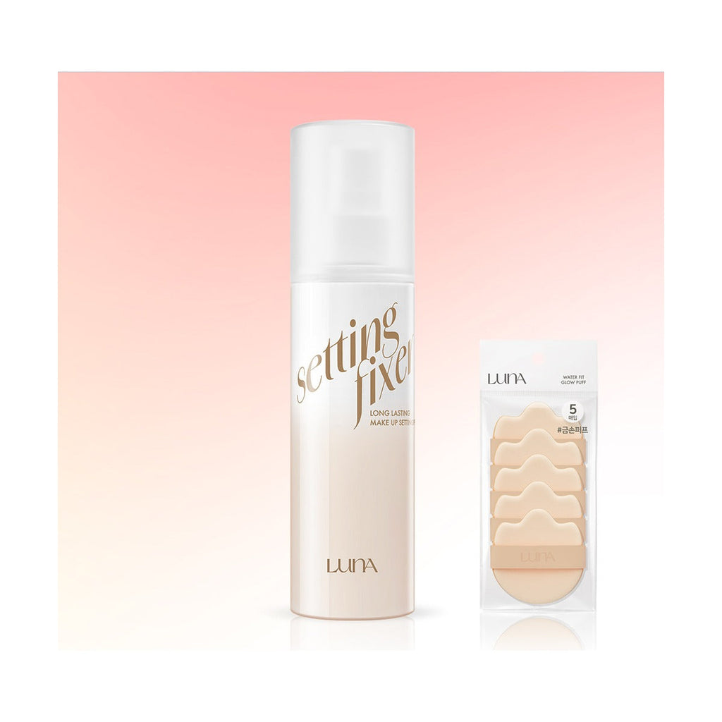 LUNA Long Lasting Make Up Setting Fixer 100ml spray bottle
