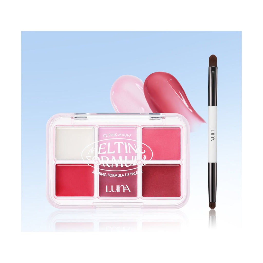 LUNA Melting Formula Lip Palette 02 Pink Mauve 10.2g