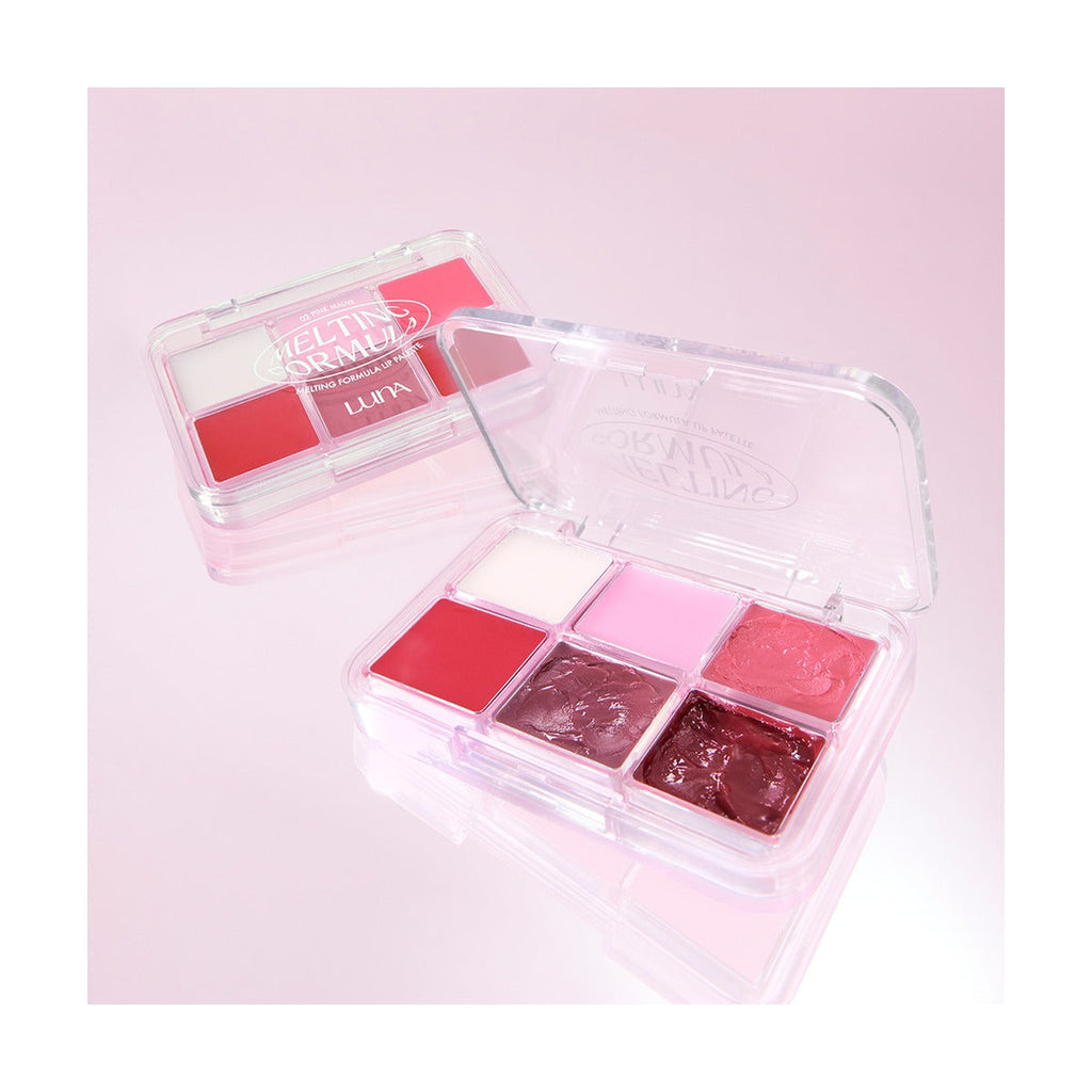 LUNA Melting Formula Lip Palette 02 Pink Mauve 10.2g
