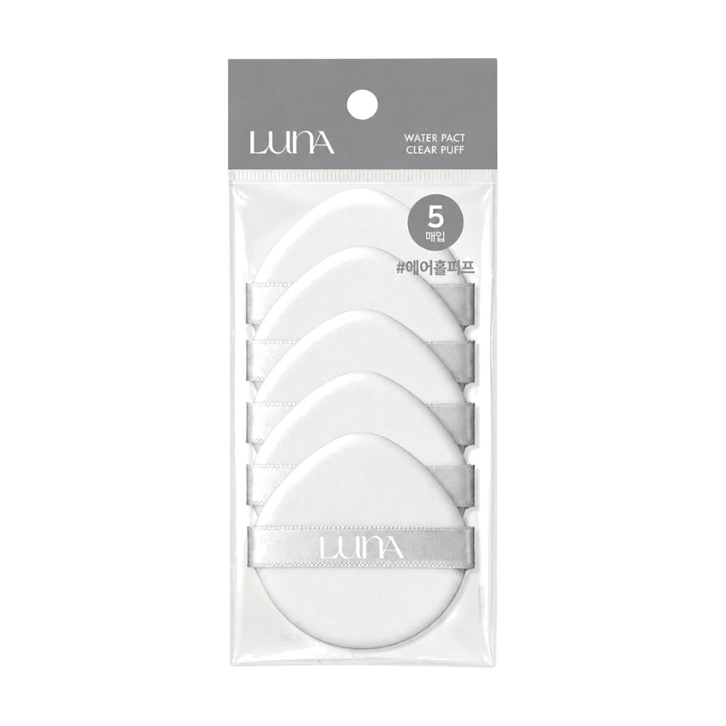 LUNA Water Pact Clear Puff 5 pcs pack