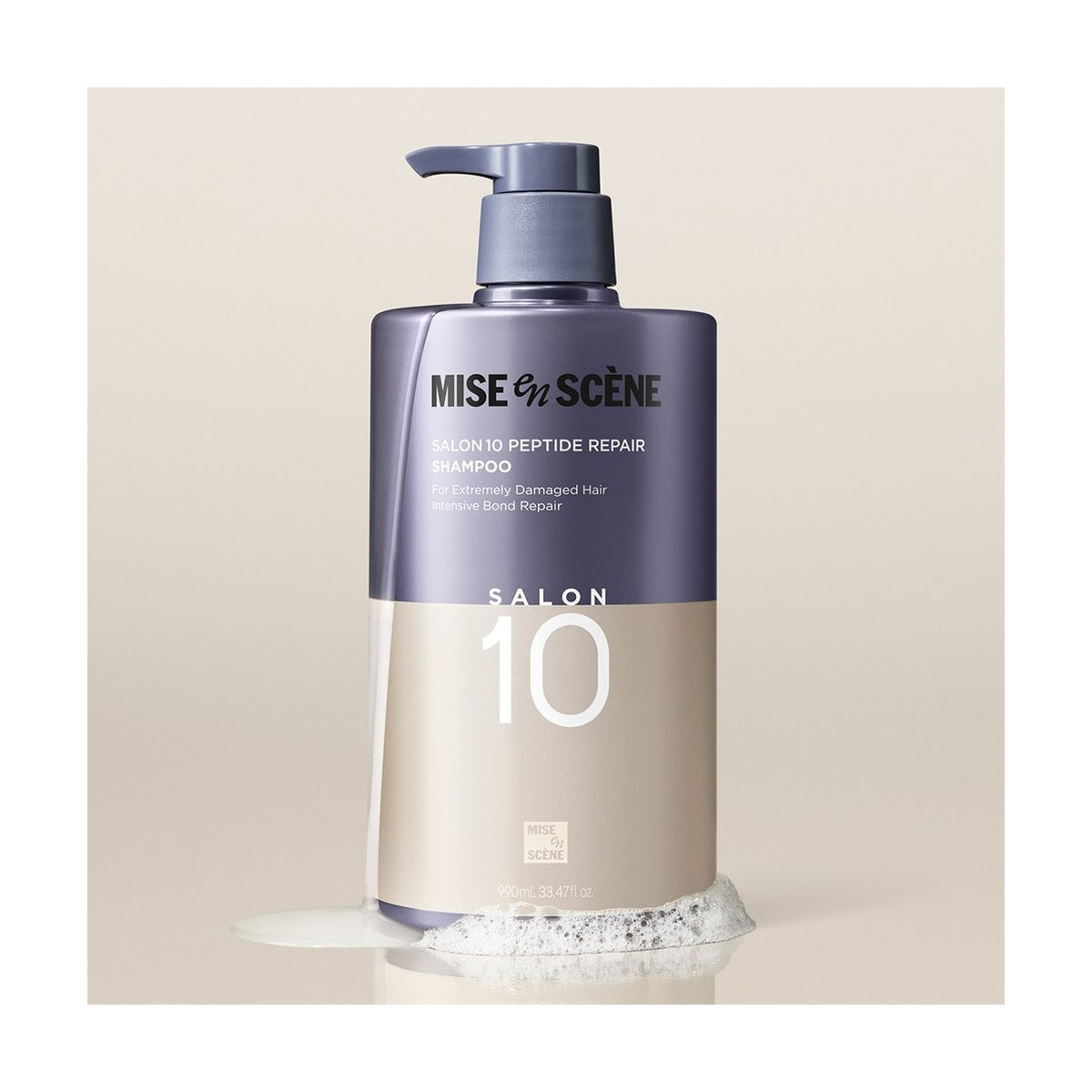 Mise-en-scene Salon 10 Peptide Repair Shampoo 990ml pump bottle