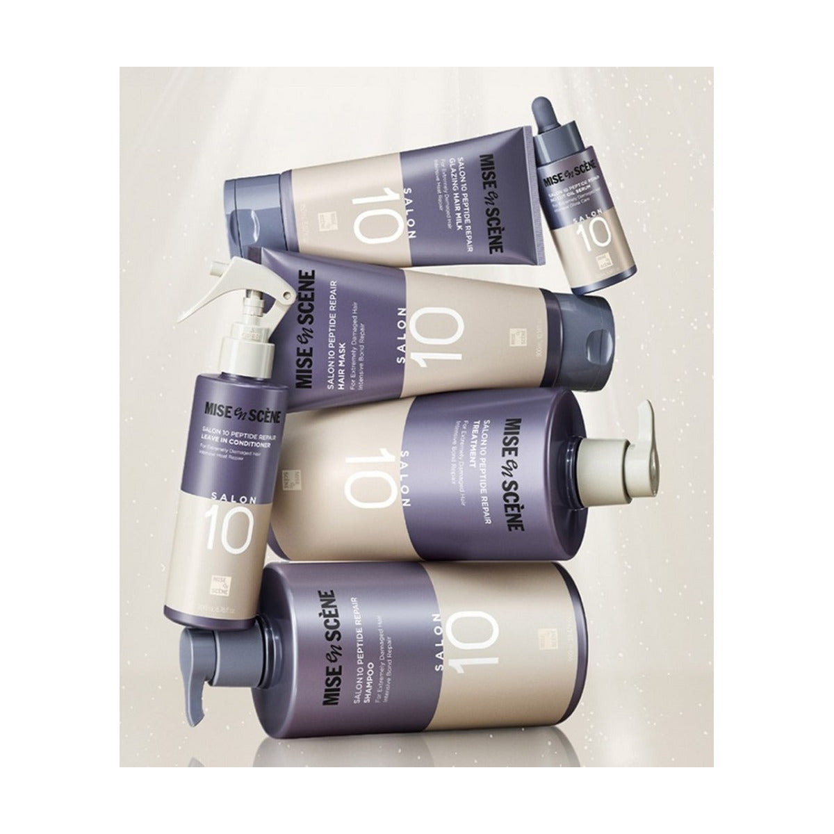 Mise-en-scene Salon 10 Peptide Repair Shampoo 990ml pump bottle