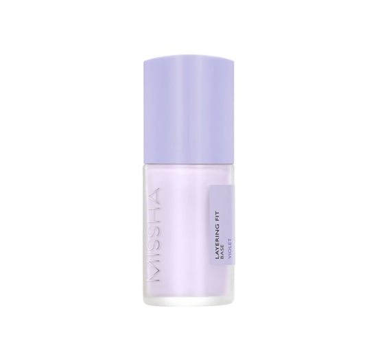 2 x MISSHA Layering Fit Base Mint Violet SPF 15 / PA + 35ml from Korea by MISSHA