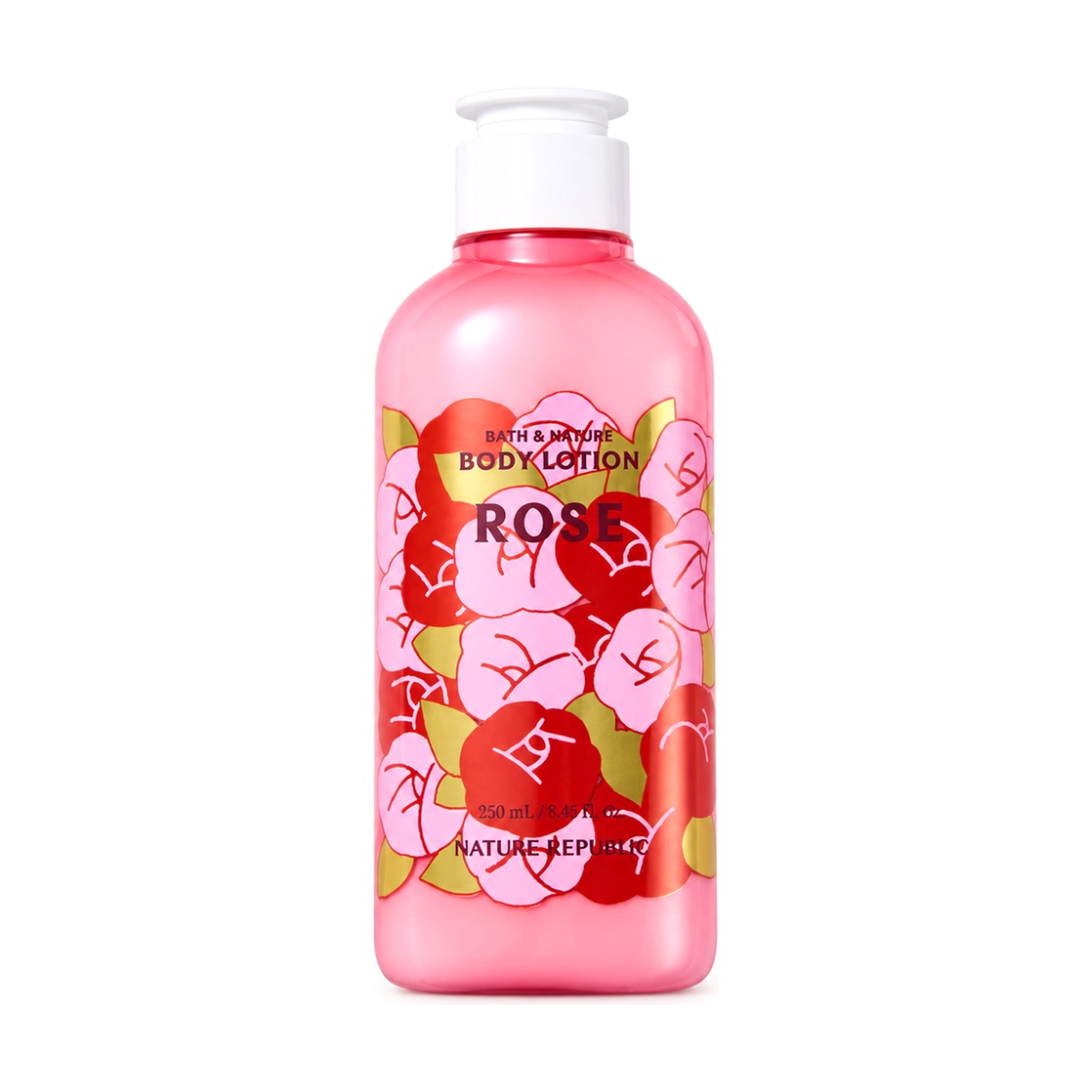 NATURE REPUBLIC Bath & Nature Body Lotion Rose 250ml bottle