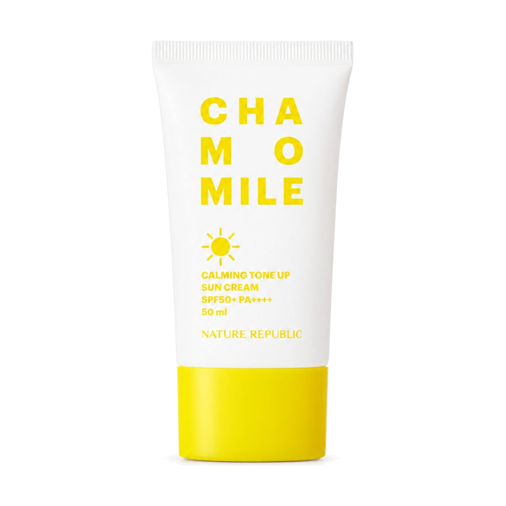 NATURE REPUBLIC Chamomile Calming Tone Up Sun Cream SPF50+ 50ml 1+1 set of 2