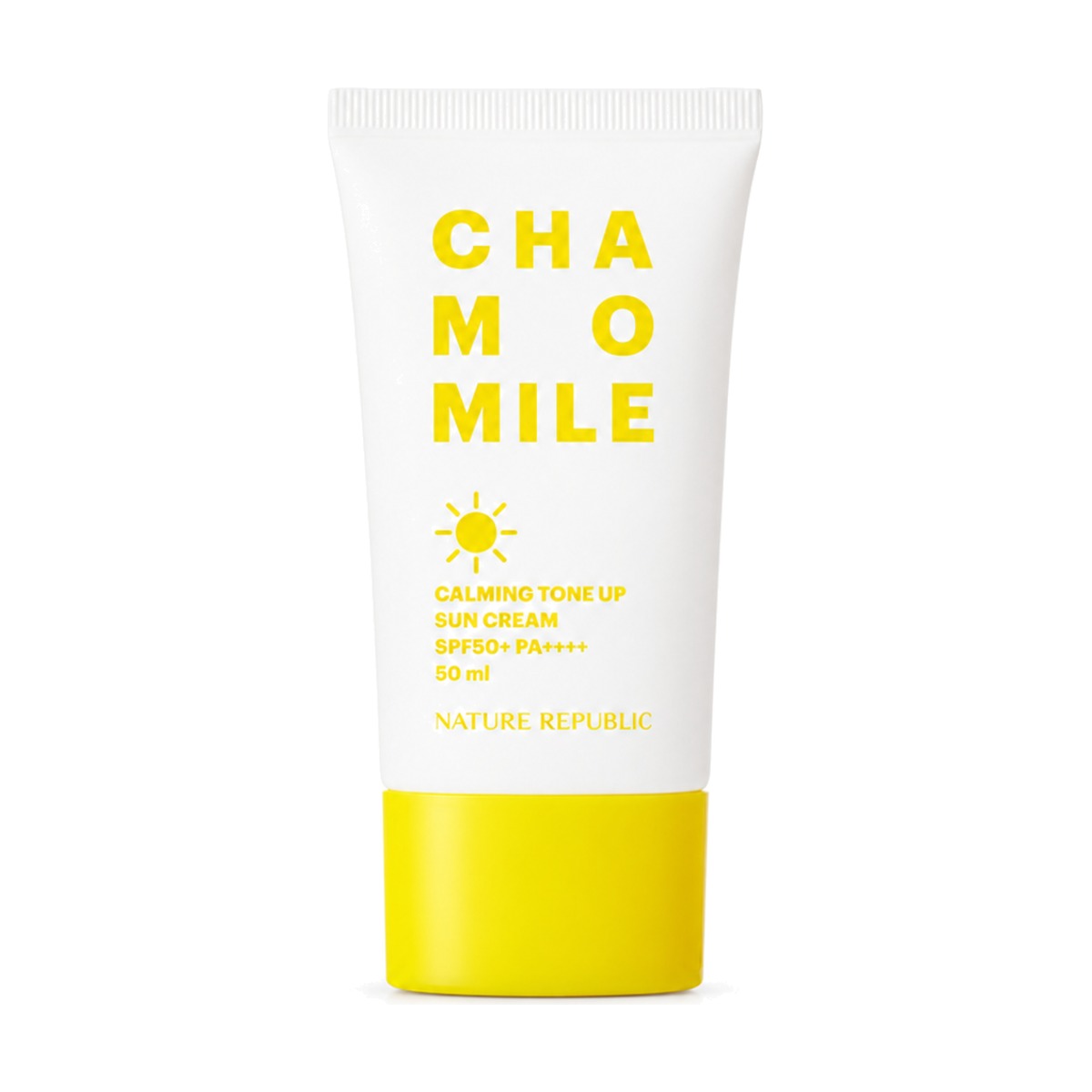 NATURE REPUBLIC Chamomile Calming Tone Up Sun Cream SPF50+ 50ml 1+1 set of 2